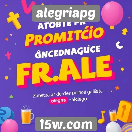 Alegriapg oferece promoção especial para novos usuários