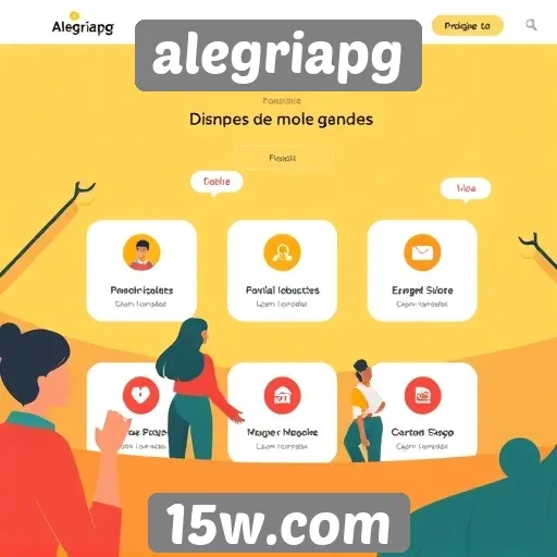 Recursos inovadores do site alegriapg